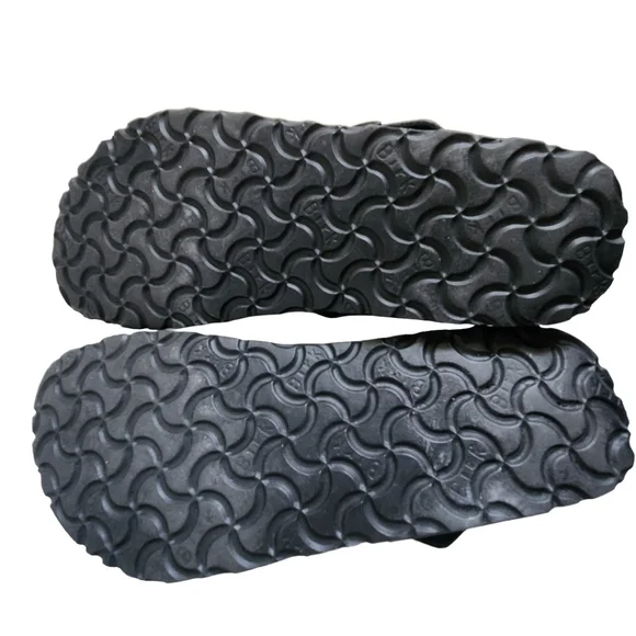 Birkenstock Birki's Dijon Black Crossover Sandals (7) - Picture 9 of 9